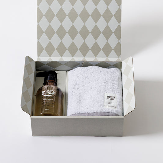 【ギフトボックス入り】ボディソープ＆バスタオル